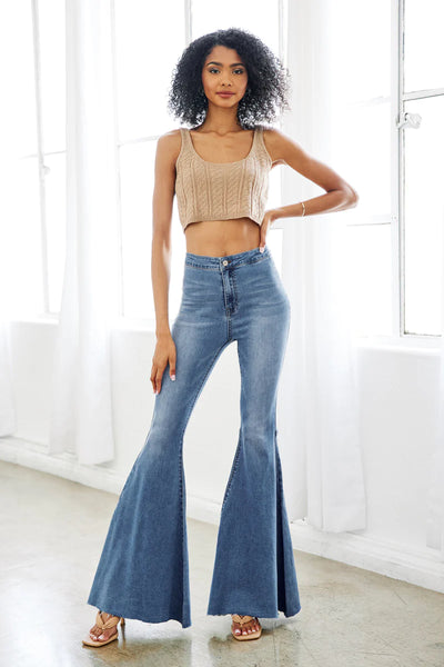 KANCAN Beverly High Rise Super Flare Jeans