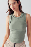 SYDNEY CASUAL RIBBED TANK TOP