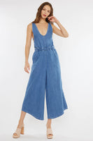 KANCAN Sandria Cropped Wide Leg Overalls