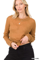 SEE-THROUGH WOOL SWEATER