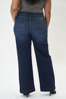 The Mik High Rise Trouser Wide Leg Jean - Curvy