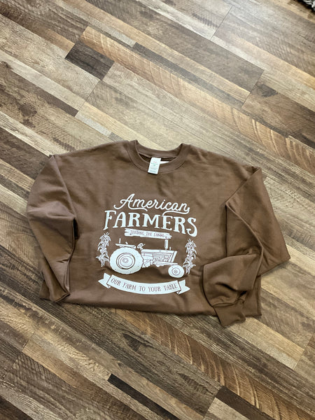 AMERICAN FARMER CREW - BROWN