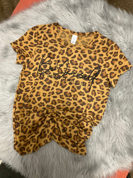 Be Yourself Leopard T